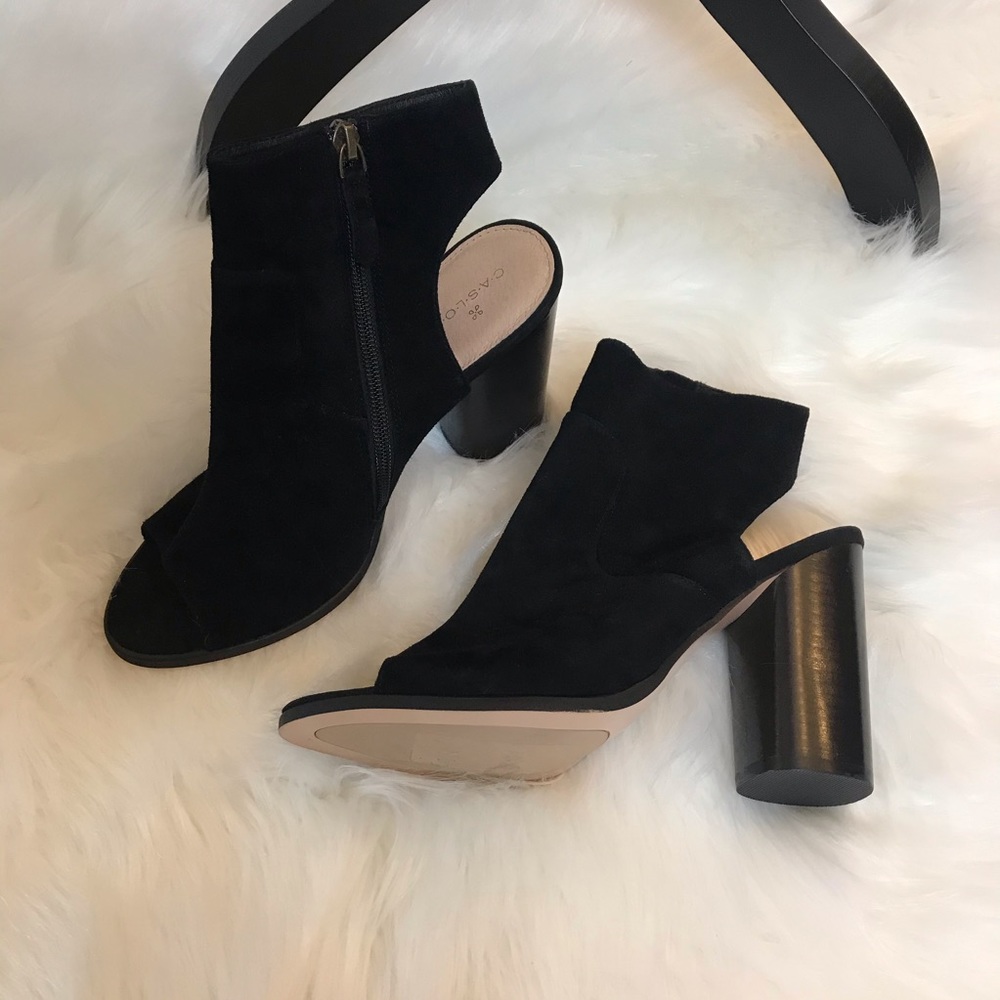 Caslon Open Toe Booties